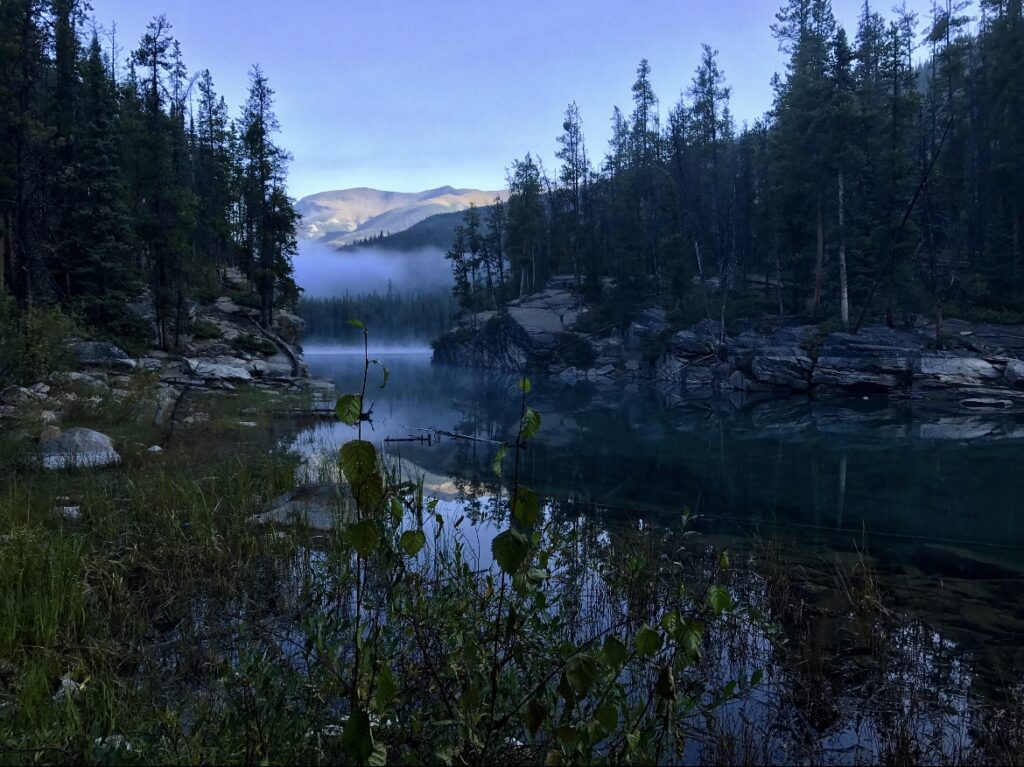 Horseshoe Lake in Jasper National Park