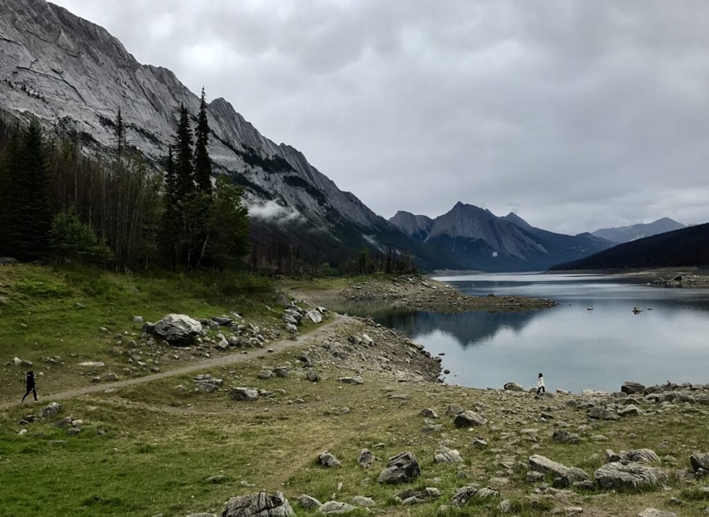 Maligne Lake in the Canadian Rockies