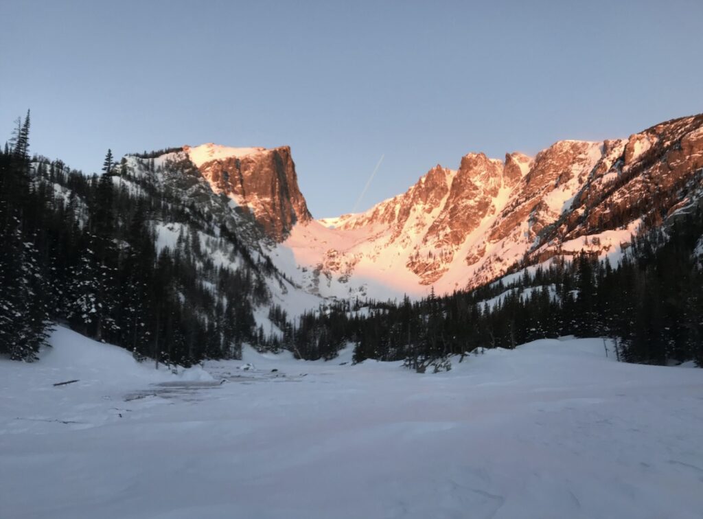 Emerald Lake in Winter